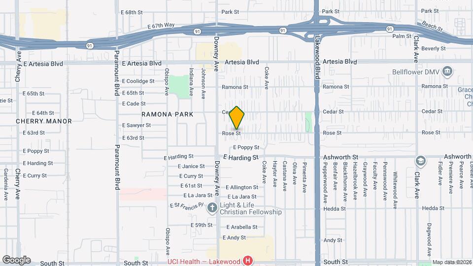 8545-8549 Rose St Map and Location Details