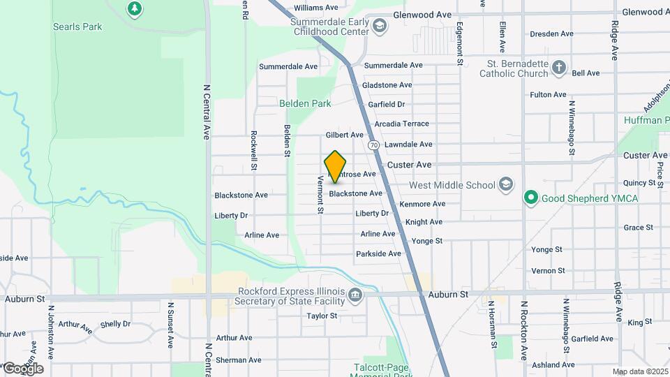 3223 Blackstone Ave Map and Location Details