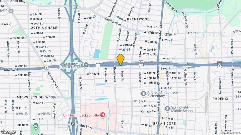 405 W 19th St Map and Location Details