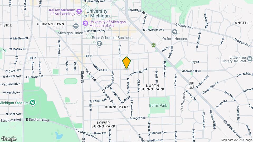 1002-1004 S Forest Ave Map and Location Details