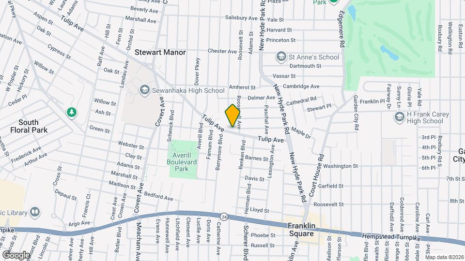 1152 Tulip Ave, Unit 1 Mapa y Detalles de la Ubicación