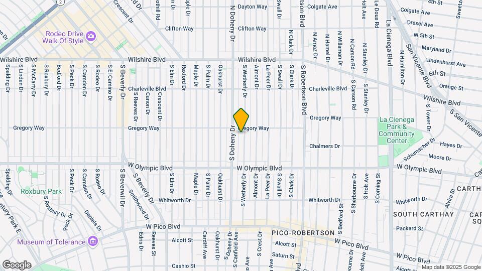 309 S Wetherly Dr Map and Location Details