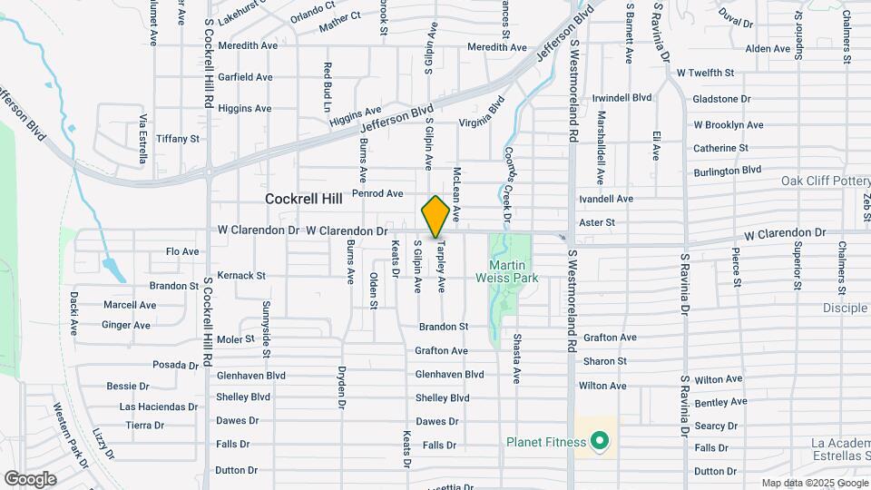 1115 Tarpley Ave Map and Location Details