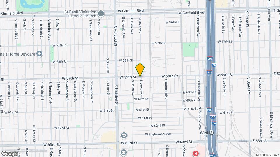 637 W 59th St Map and Location Details