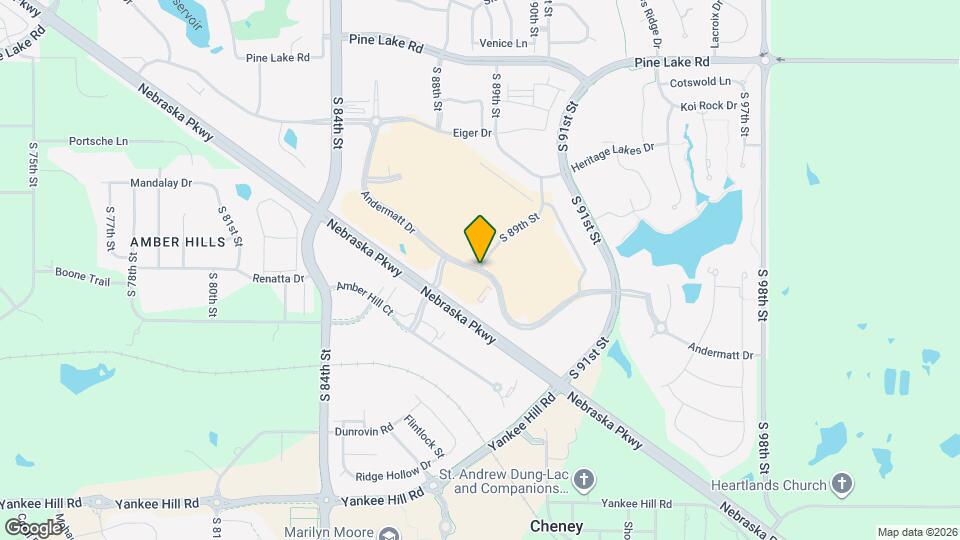 9746 S 89th St Map and Location Details