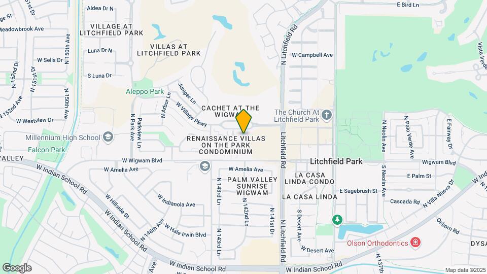 14250 W Wigwam Blvd Map and Location Details