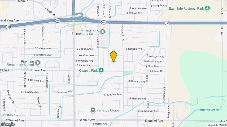 1121 S Manzanita St Map and Location Details