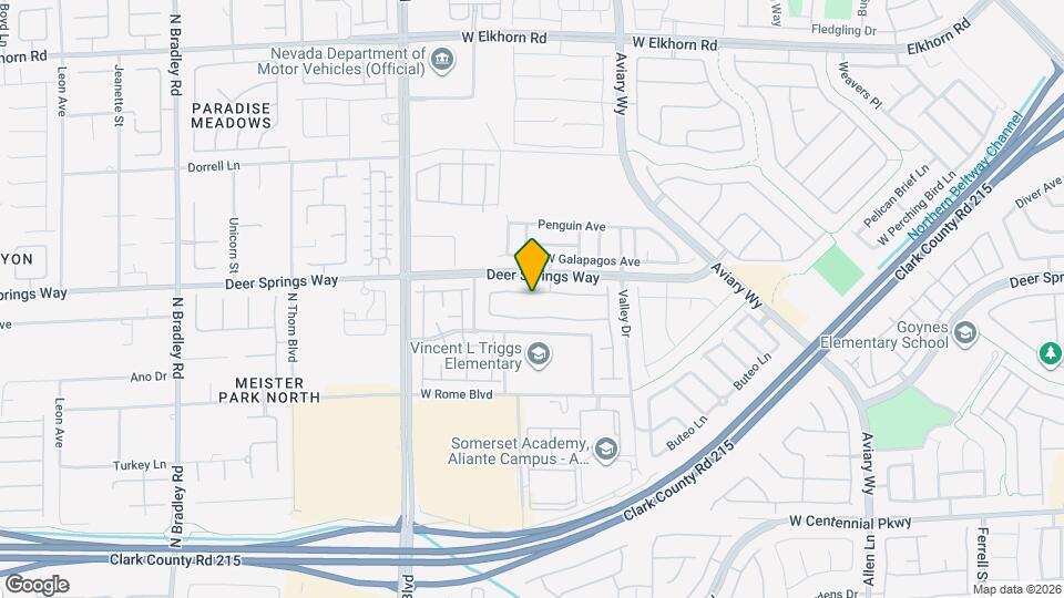 4445 Meadowlark Wing Way Map and Location Details