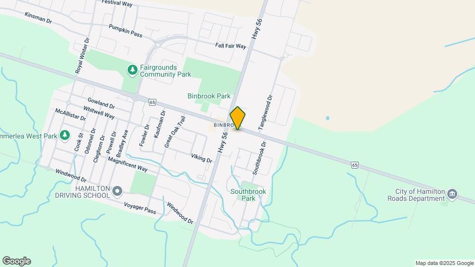 2657 Binbrook Rd Map and Location Details