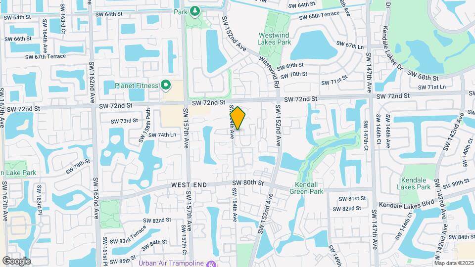 7450 SW 153rd Pl Map and Location Details