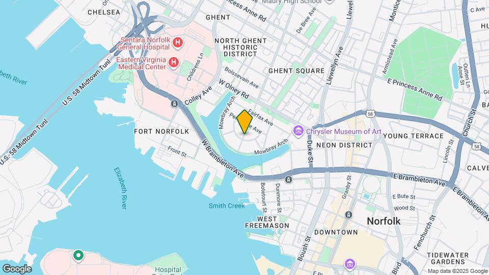 324 Colonial Ave, Unit Apt 1 Map and Location Details