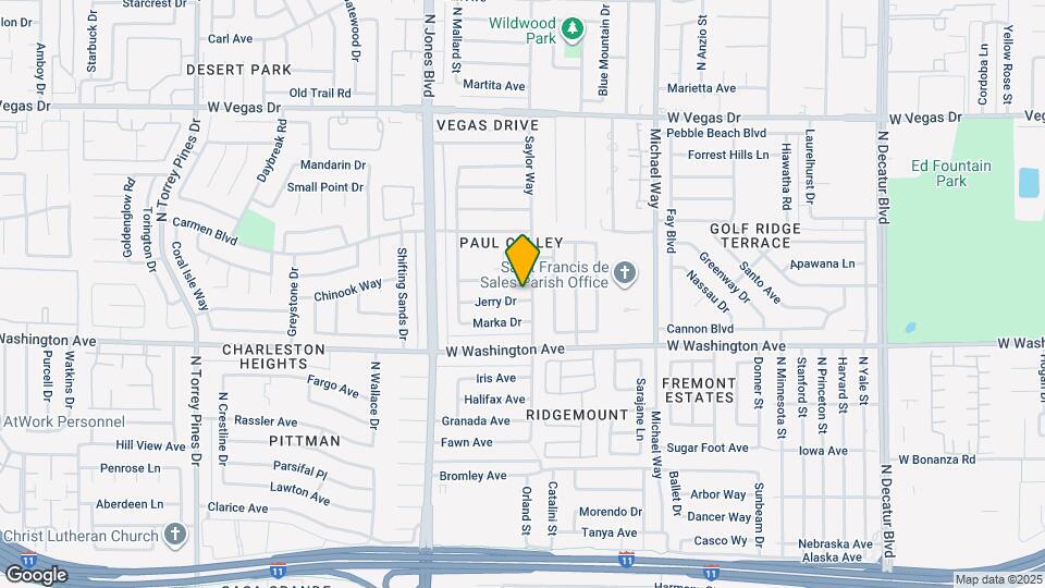 5804 Jerry Dr Map and Location Details