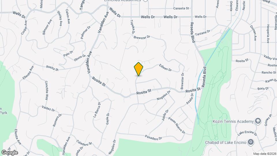 4724 El Caballero Dr Map and Location Details