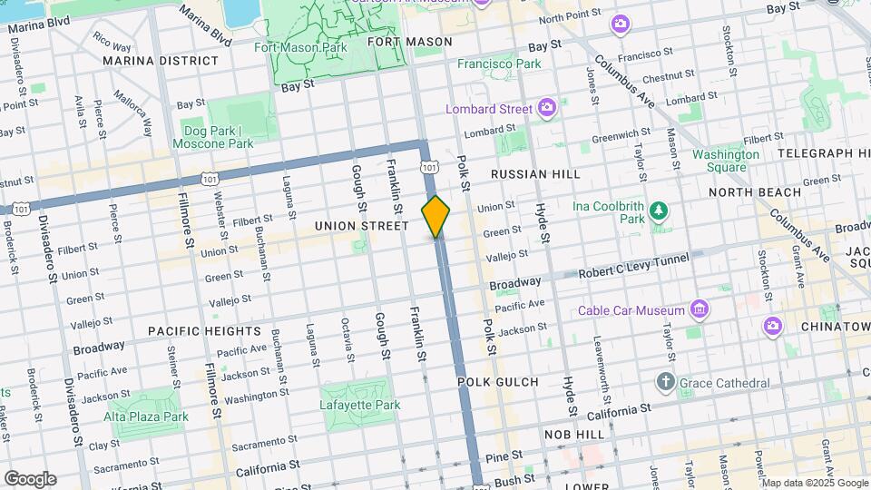 2361 Van Ness Ave-Unit -105 Map and Location Details