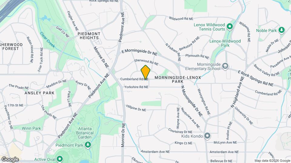 707 Cumberland Rd NE Map and Location Details