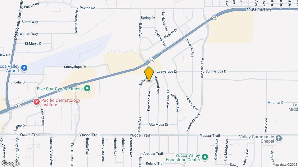6984 Emerson Ave Map and Location Details