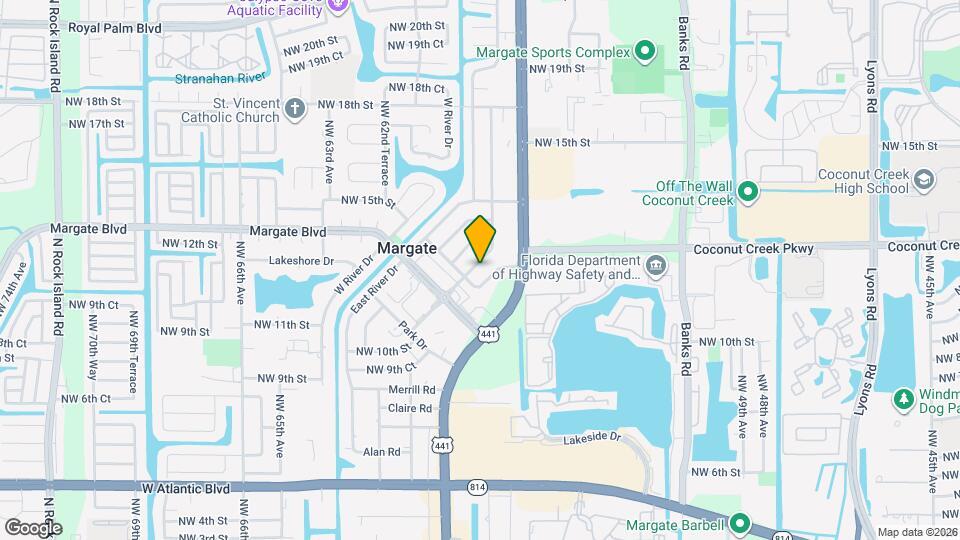 1308 NW 58th Ave Mapa y Detalles de la Ubicación