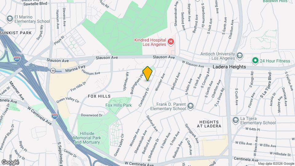 5951 Canterbury Dr Map and Location Details