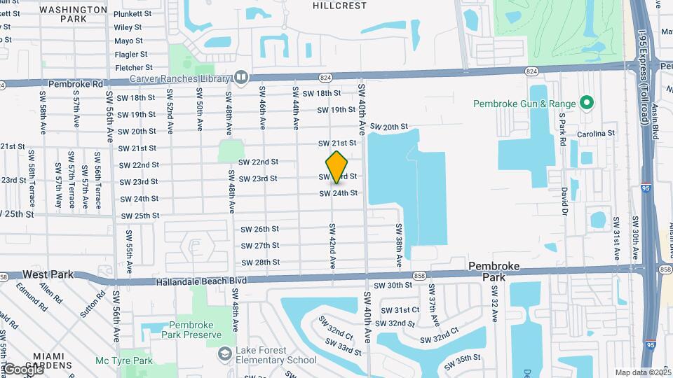 4119-4191 SW 24th St Map and Location Details