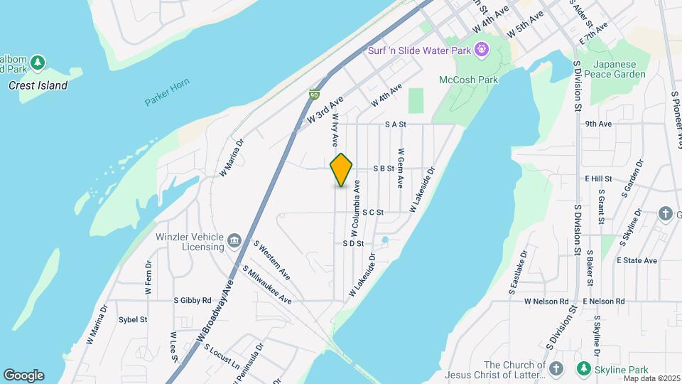 1125 W Ivy Ave Map and Location Details