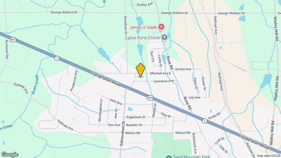 909 Lawrence Ave Map and Location Details