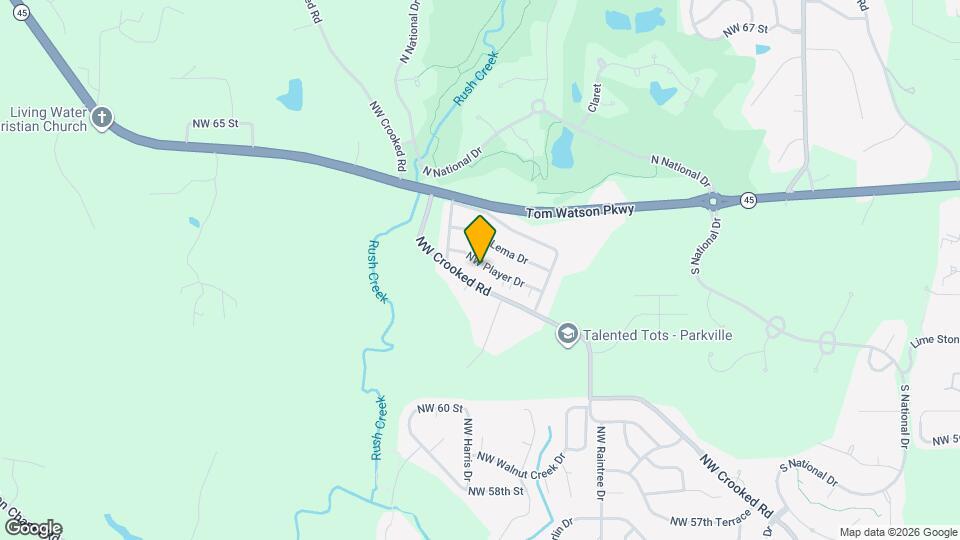 11105 NW Player Dr Map and Location Details