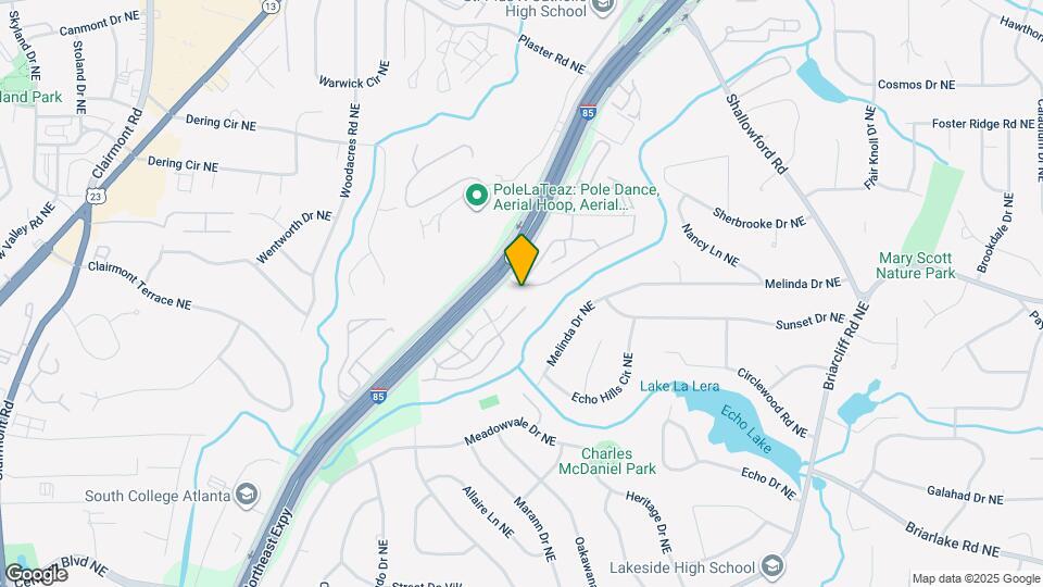 2510 Peachwood Cir NE Map and Location Details