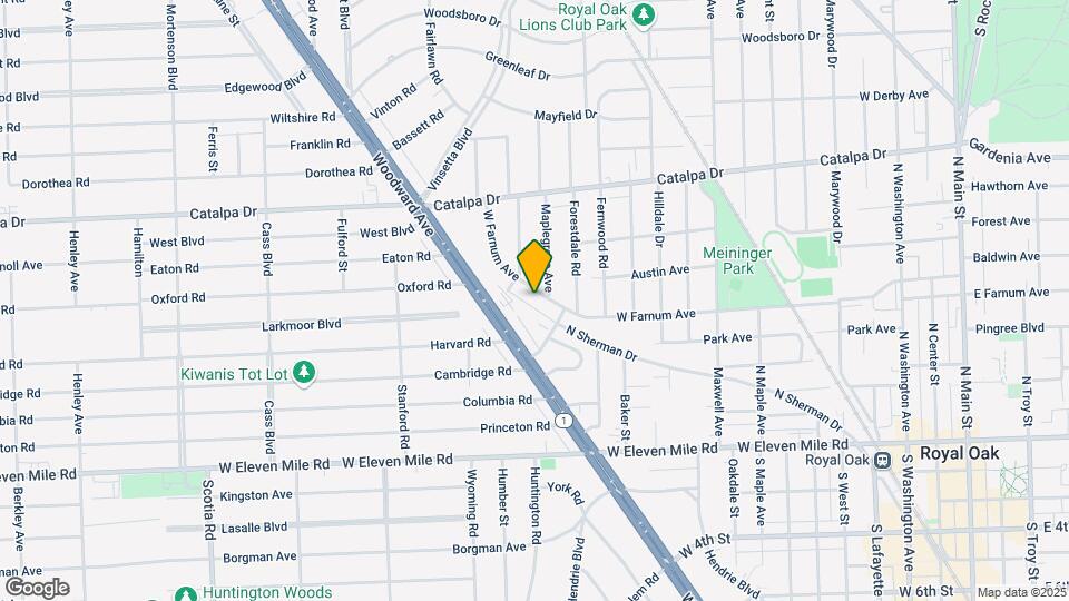 1511 W Farnum Ave Map and Location Details