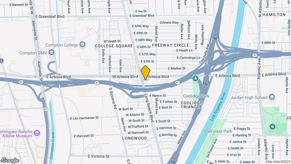 6560 Long Beach Blvd Map and Location Details