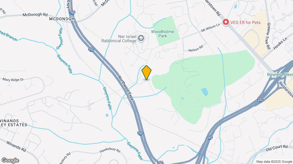 1744 Water Xing Rd Map and Location Details