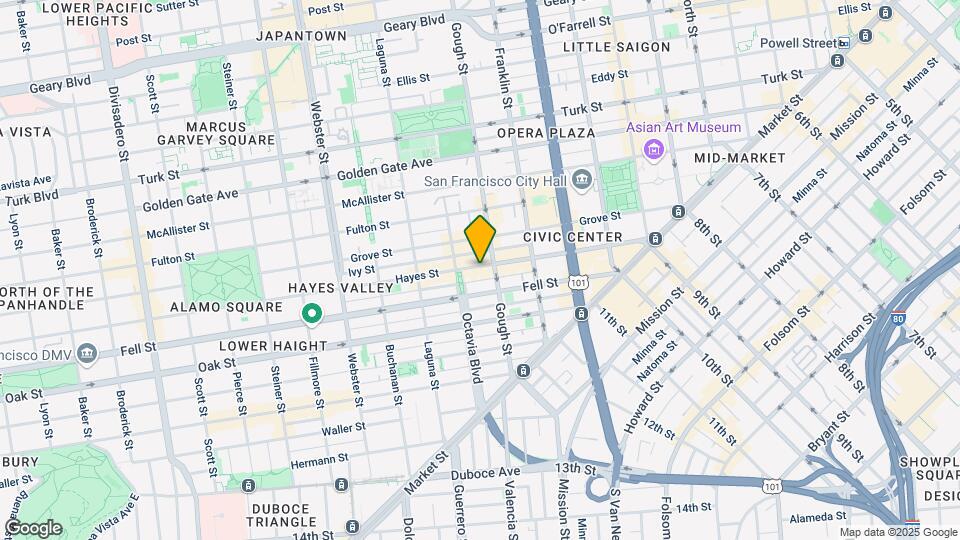 420 Hayes St Map and Location Details