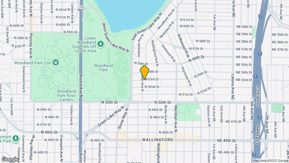 5214 Woodlawn Ave N, Unit #B Map and Location Details