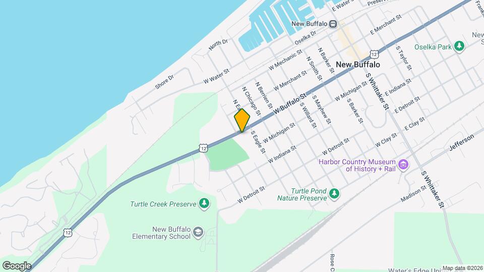 925 W Buffalo St Map and Location Details