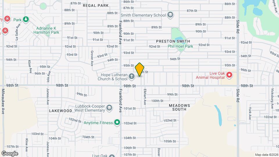 9610 Elmwood Ave Map and Location Details