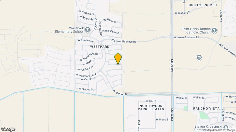 25541 W Pioneer St Mapa y Detalles de la Ubicación