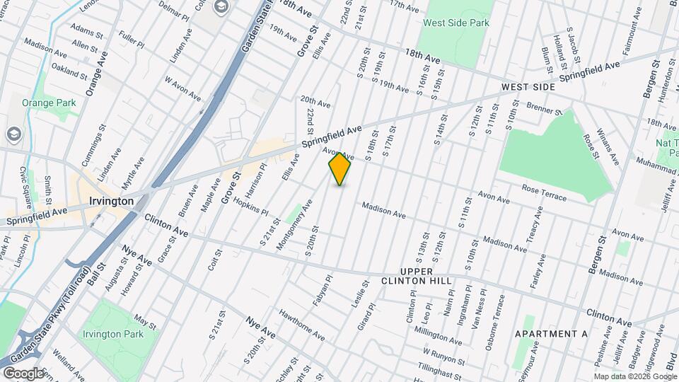 847-849-849 S 19th St Map and Location Details