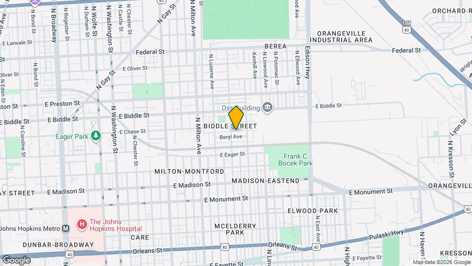 2712 Beryl Ave Map and Location Details