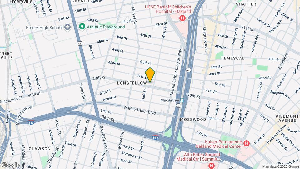 816 40th street, Unit 1 Map and Location Details