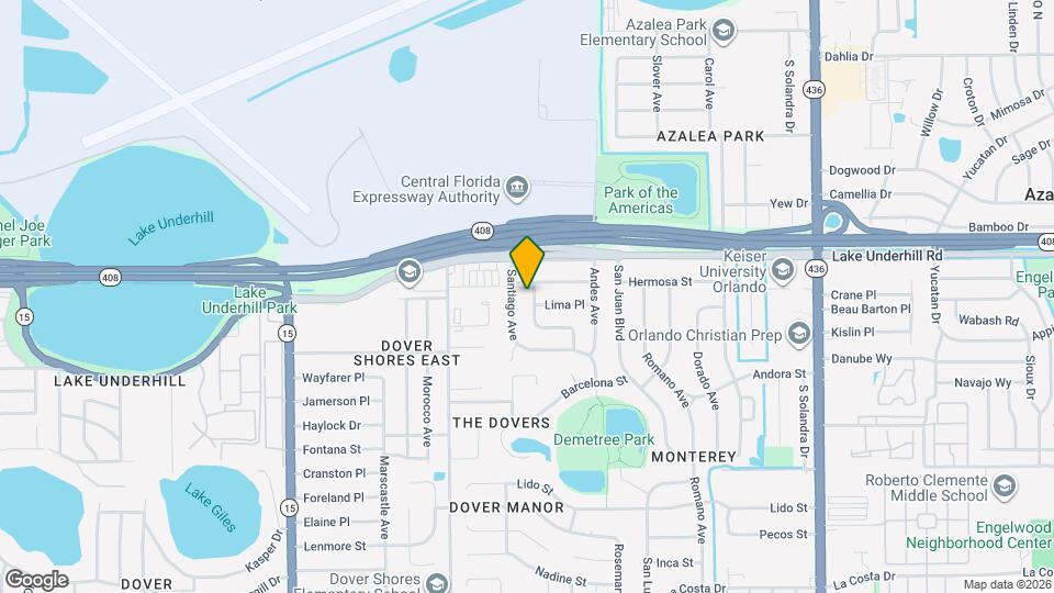 450 Obispo Ave Map and Location Details