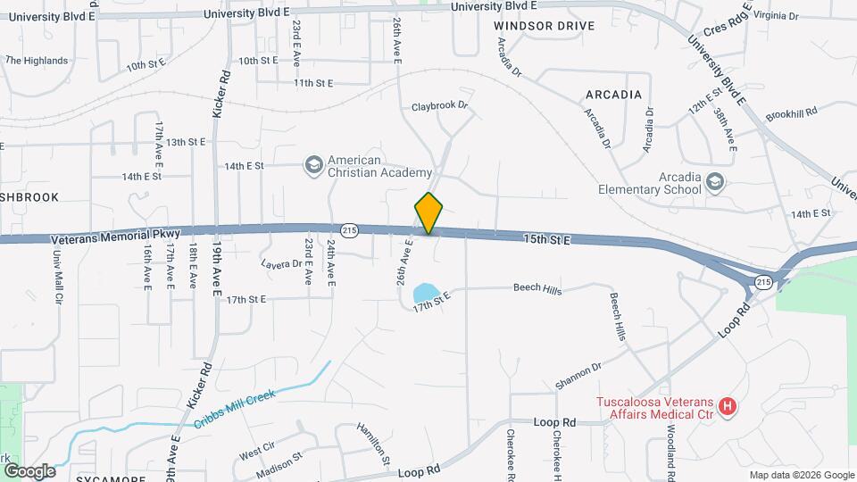 1510 E 27th Ave Map and Location Details
