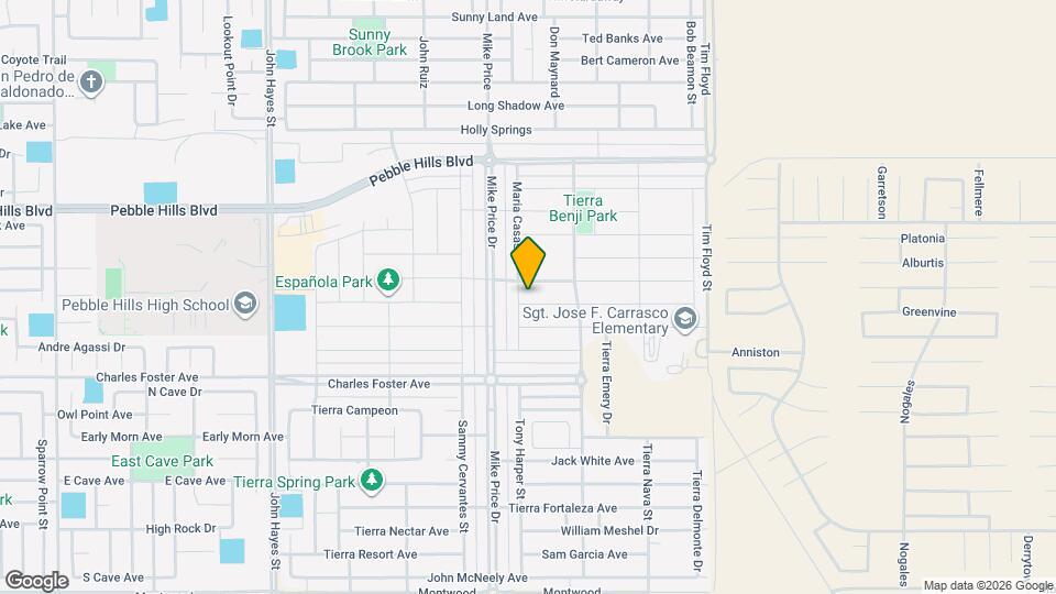 14705 Tierra Escape Ave Map and Location Details