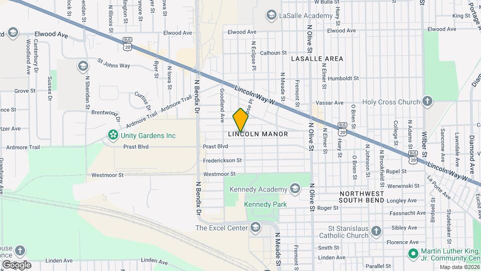 2806 Hartzer St Mapa y Detalles de la Ubicación