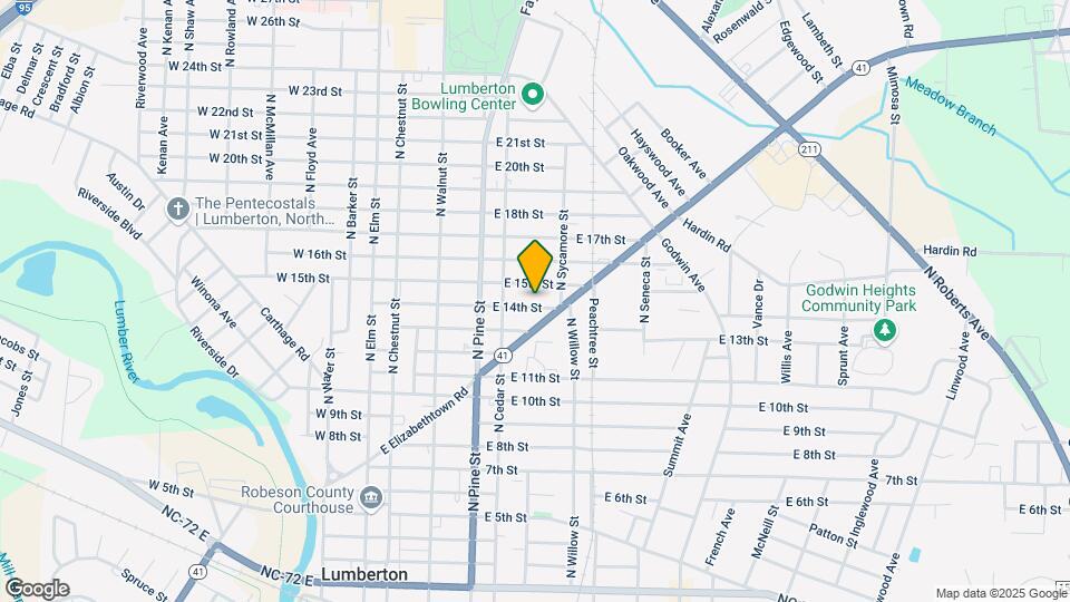 513 E 14th St Map and Location Details
