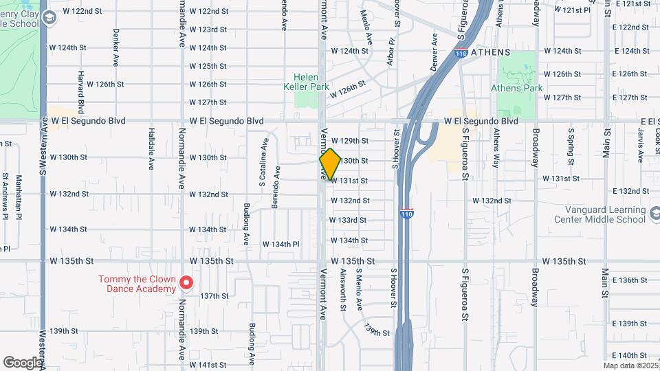 13106 S Vermont Ave Map and Location Details