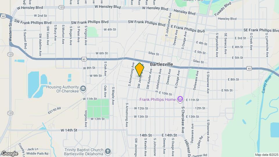 316 W 9th St Map and Location Details