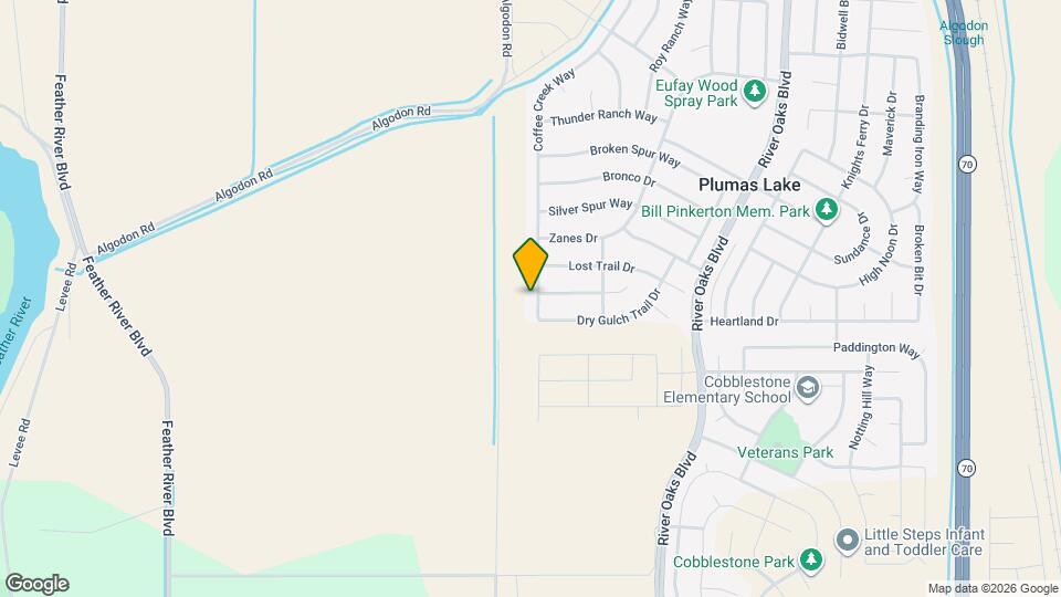 1802 Coffee Creek Way Mapa y Detalles de la Ubicación