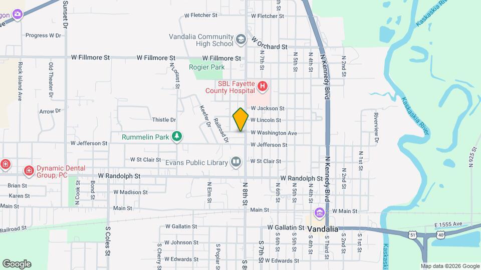 810 West Washington Street, Unit 810B Mapa y Detalles de la Ubicación