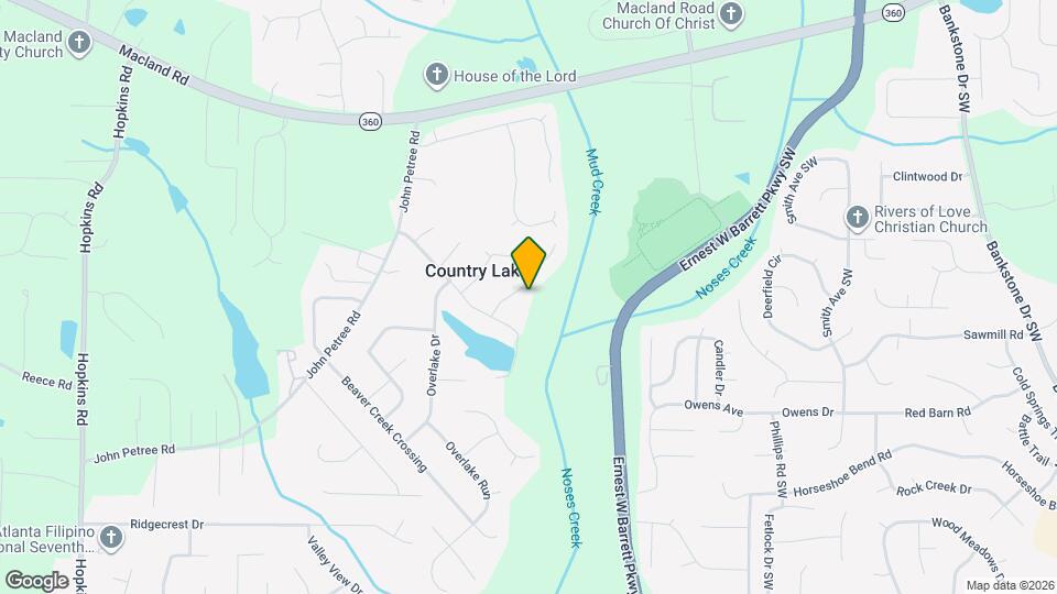 2437 Country Lake Ln Map and Location Details