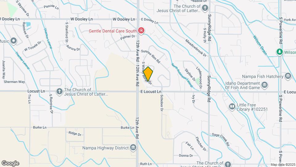 3785 S Windy Ridge Dr Mapa y Detalles de la Ubicación