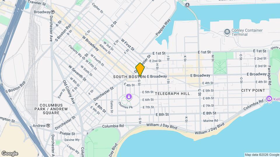 509 E Broadway Map and Location Details